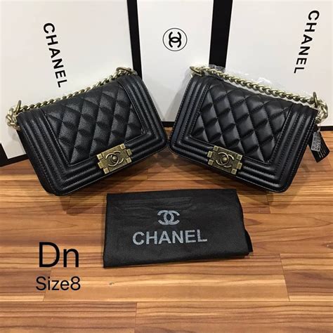 กระเป๋า chanel boy 8 นิ้ว ของแท้|เช็คกระเป๋า chanel.